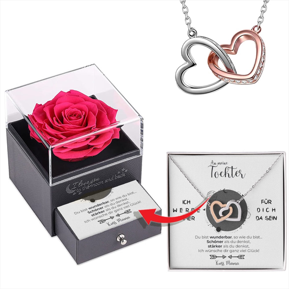 Rosenbox - An unsere Tochter von Mama & Papa