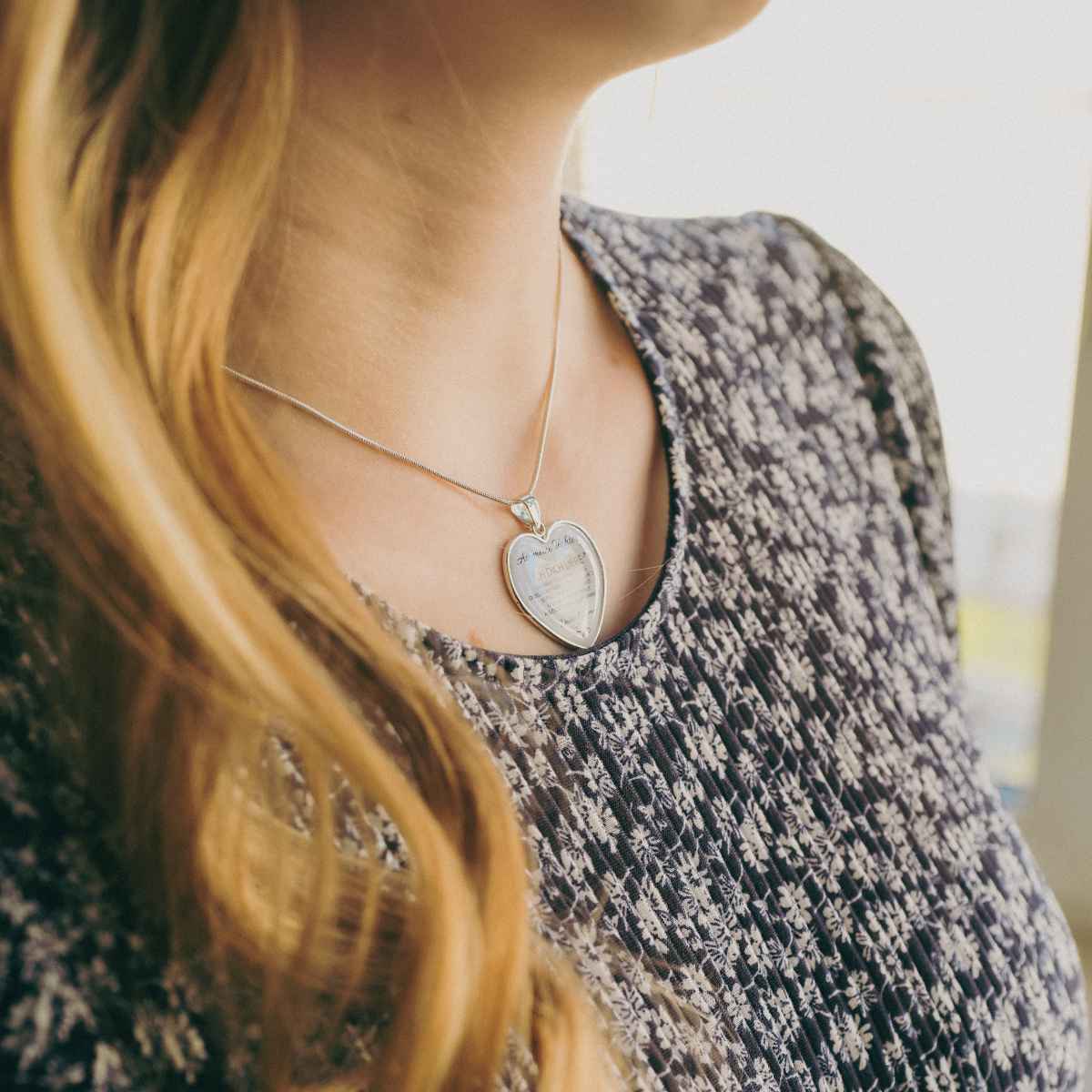 Herz-Halskette - An meine Tochter von Mama