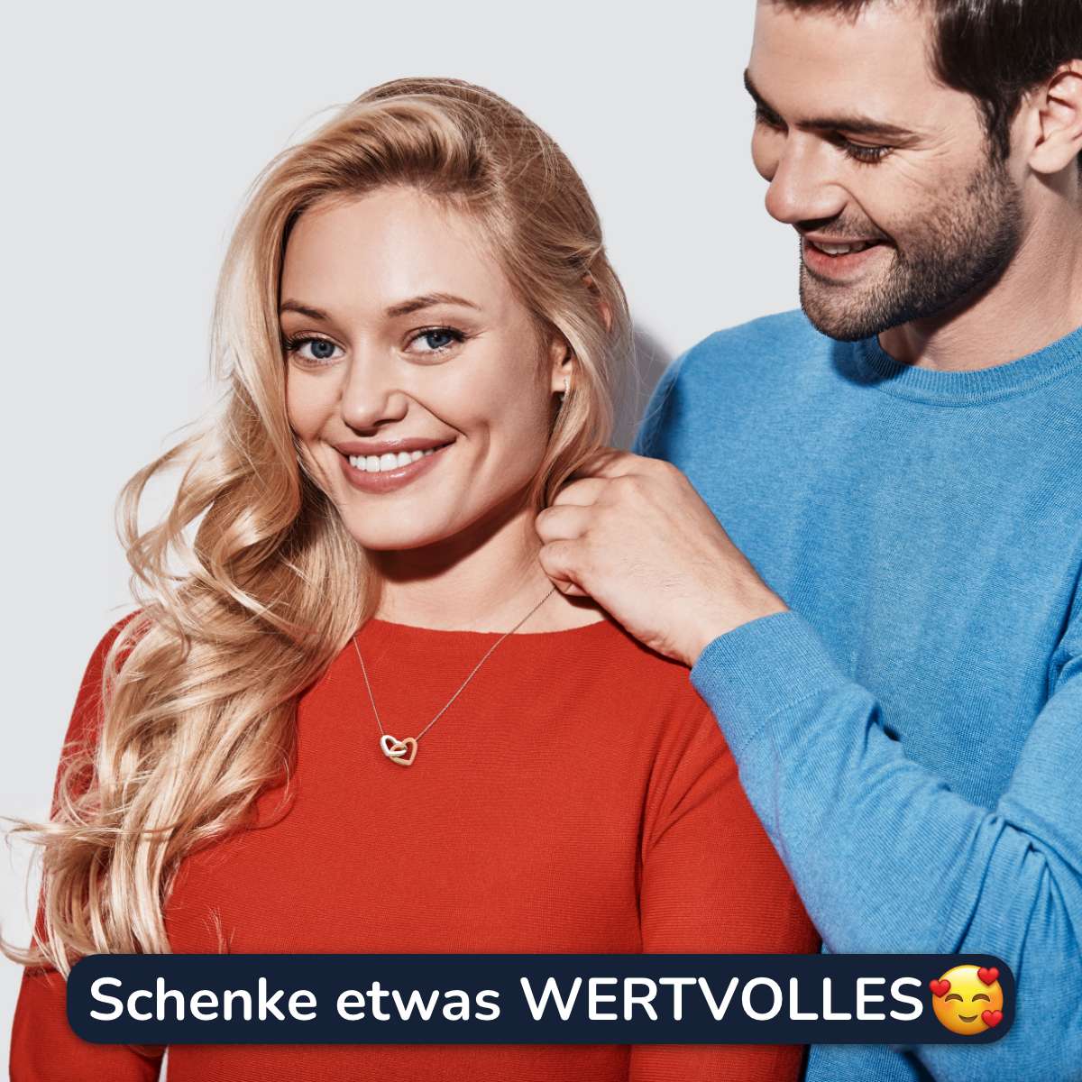 Edelstahl Halskette - An unsere Enkeltochter von Oma und Opa