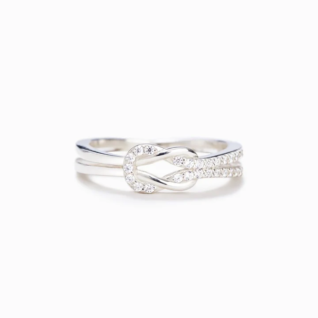 Mutter und Tochter - Liebesknoten Ring