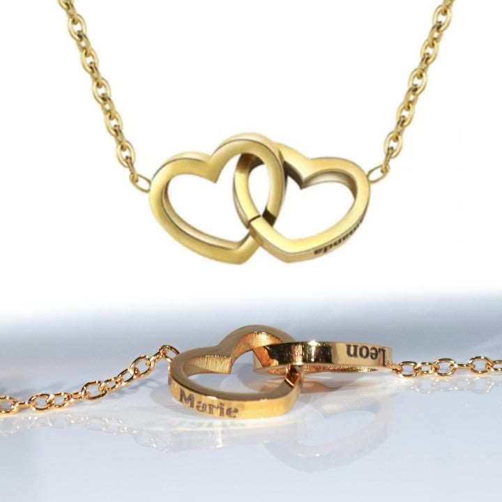 Ewige Rosenbär Box - Gravierte Halskette mit Notiz & ewiger Rose