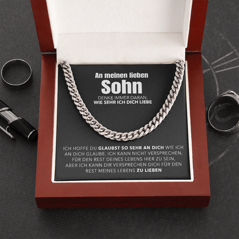 Cuban Chain Halskette - An meinen Sohn