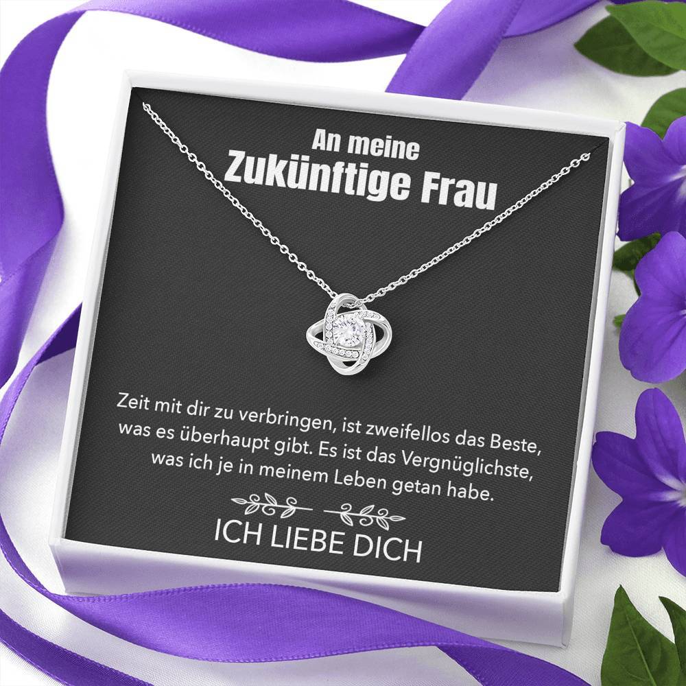 Liebesknoten Halskette - An meine Zukünftige Frau
