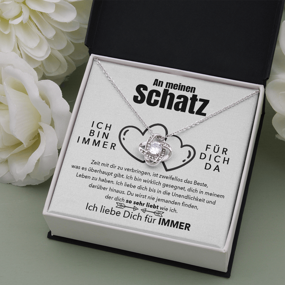 Weißgold Ausführung Halskette - An meinen Schatz - Das Beste