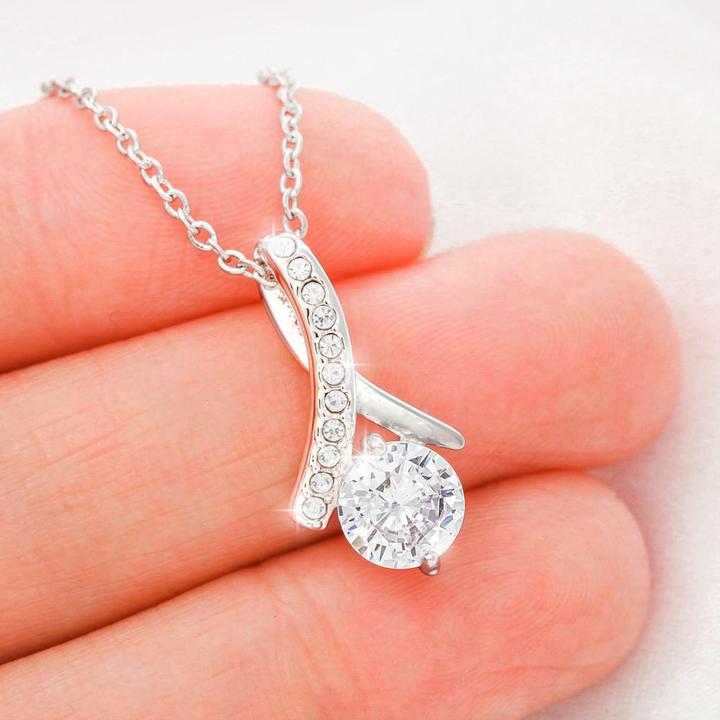 Weißgold Ausführung Halskette - An meine Frau