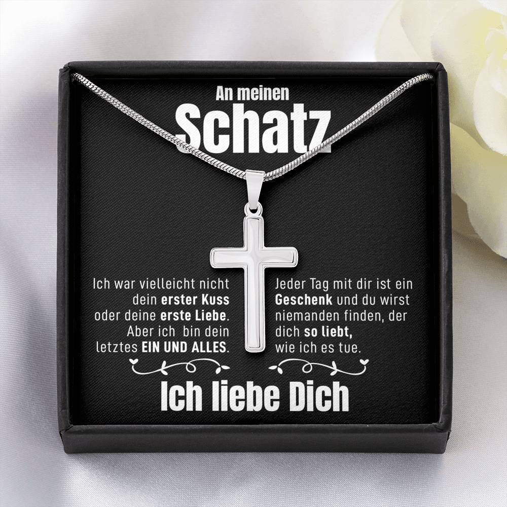 Kreuzkette - An meinen Schatz - Ich liebe dich