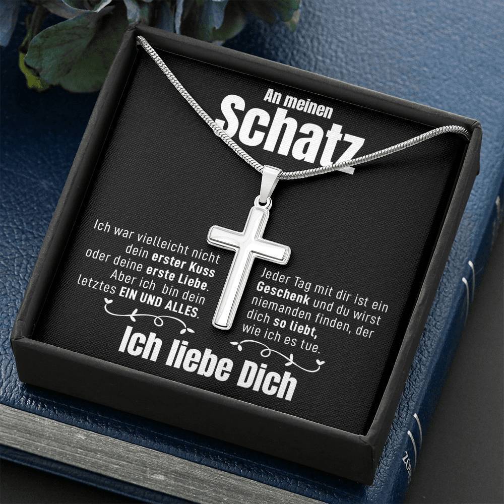 Kreuzkette - An meinen Schatz - Ich liebe dich