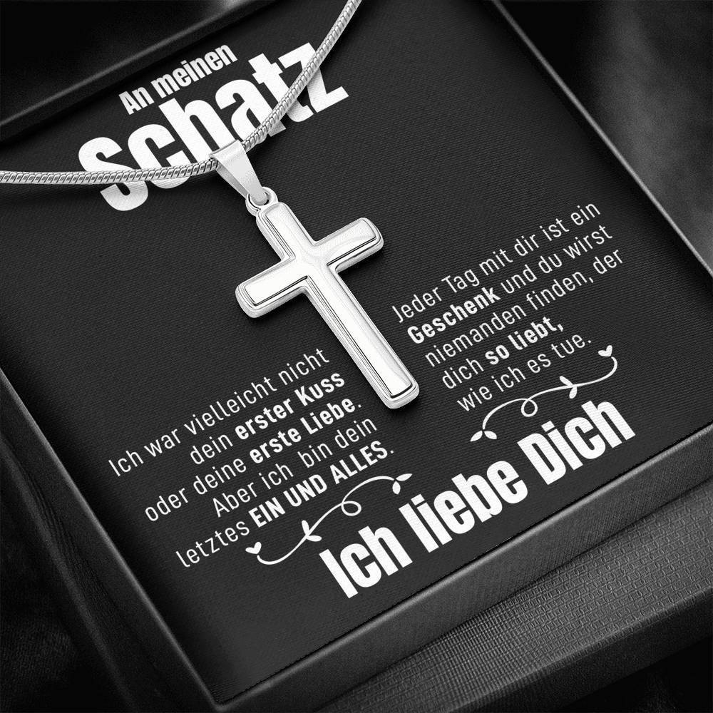 Kreuzkette - An meinen Schatz - Ich liebe dich