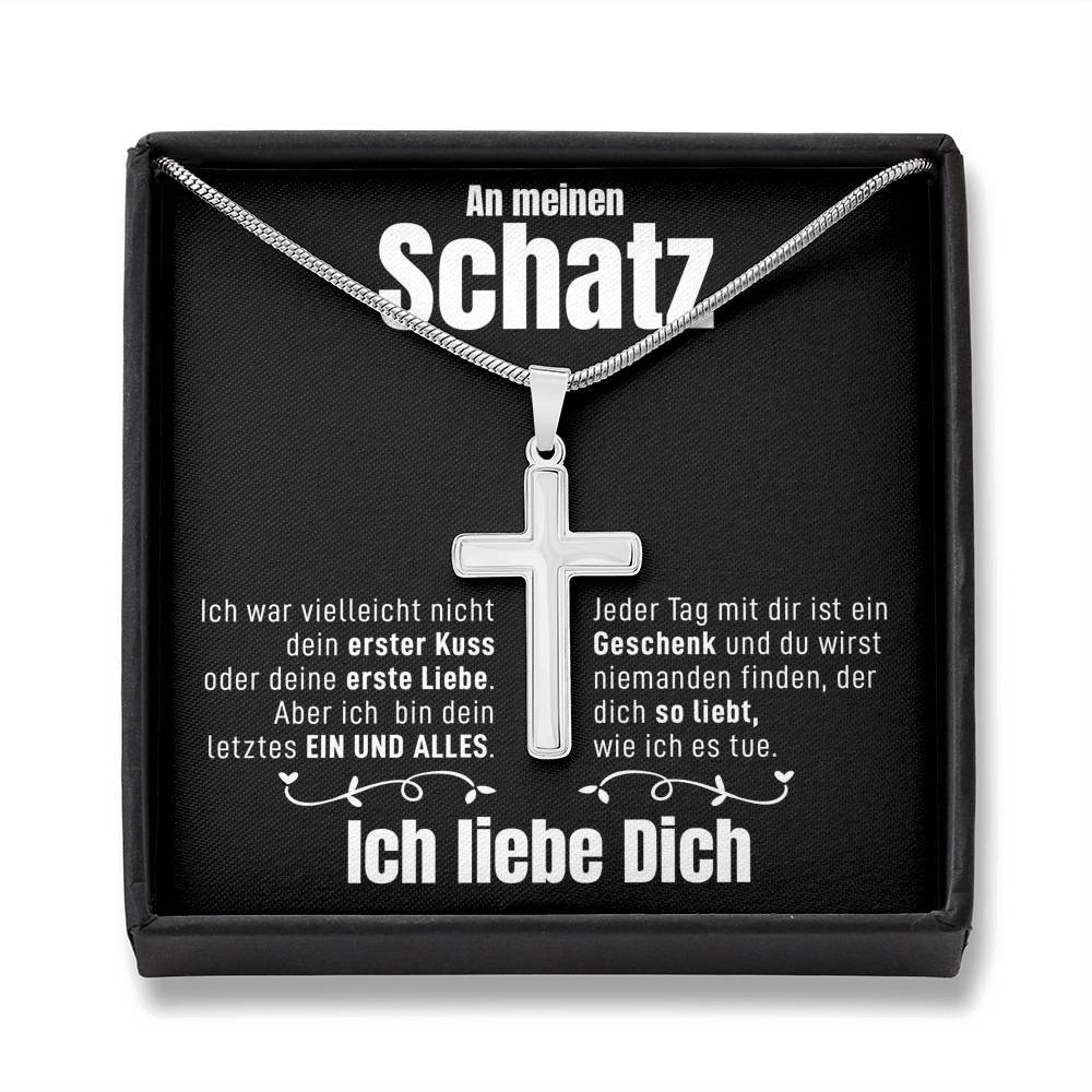 Kreuzkette - An meinen Schatz - Ich liebe dich