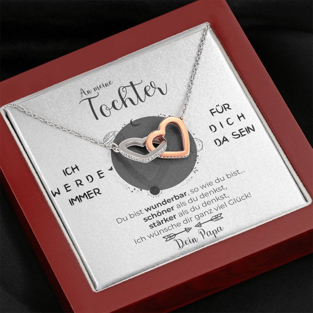 Silber Ausführung Halskette - An meine Tochter von Papa