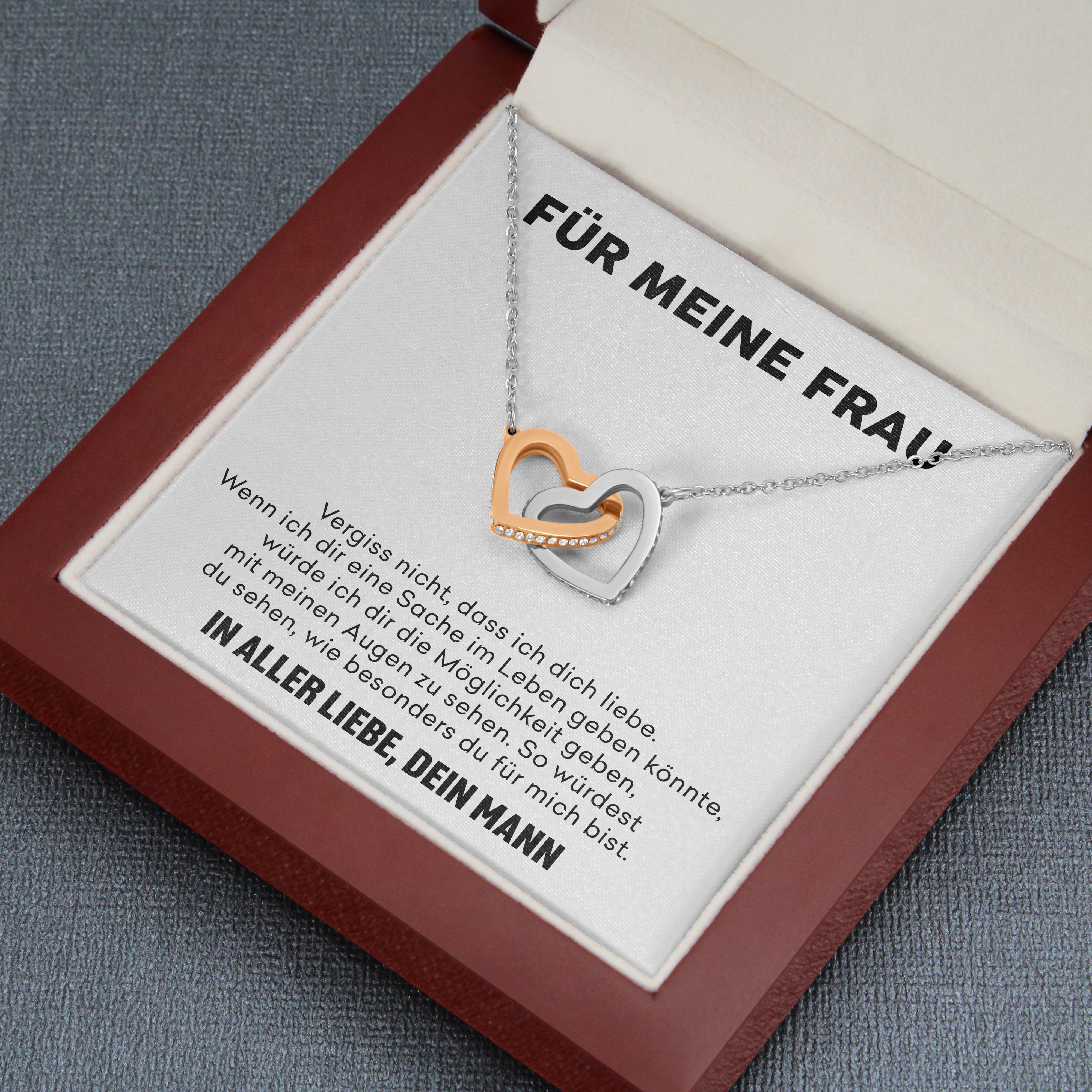 Zirkonia Halskette - Für Meine Frau